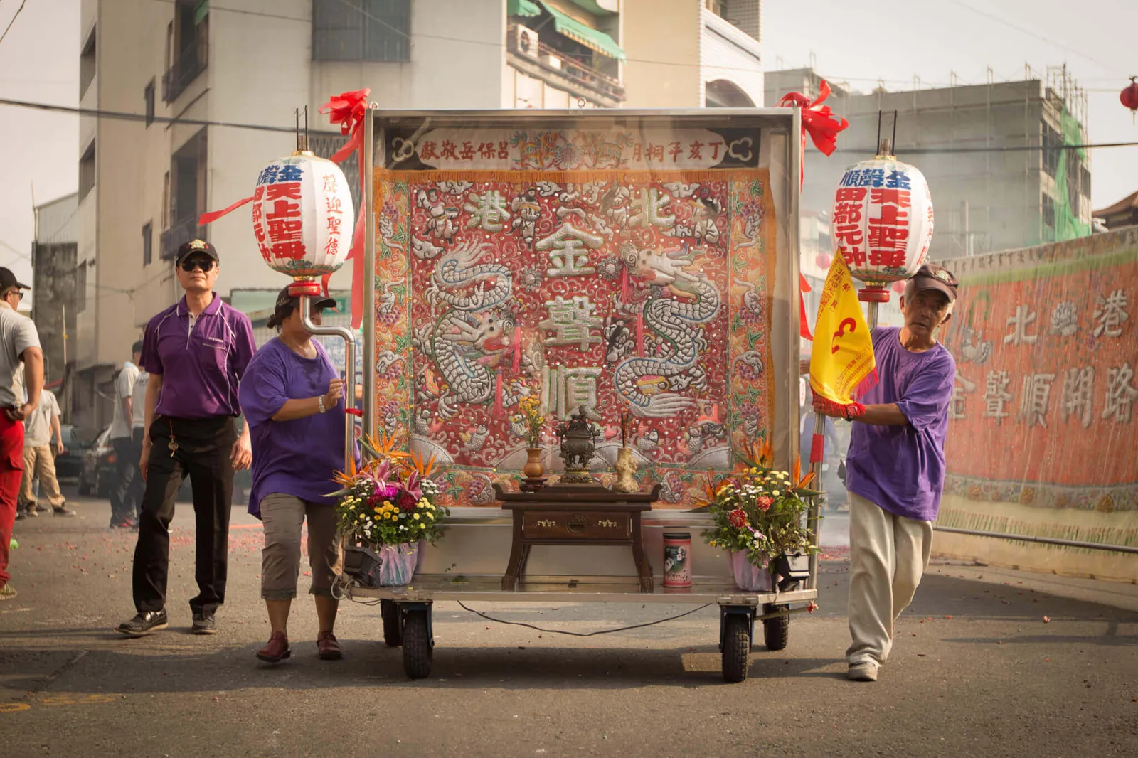金聲順大旗(吳政賢 攝)