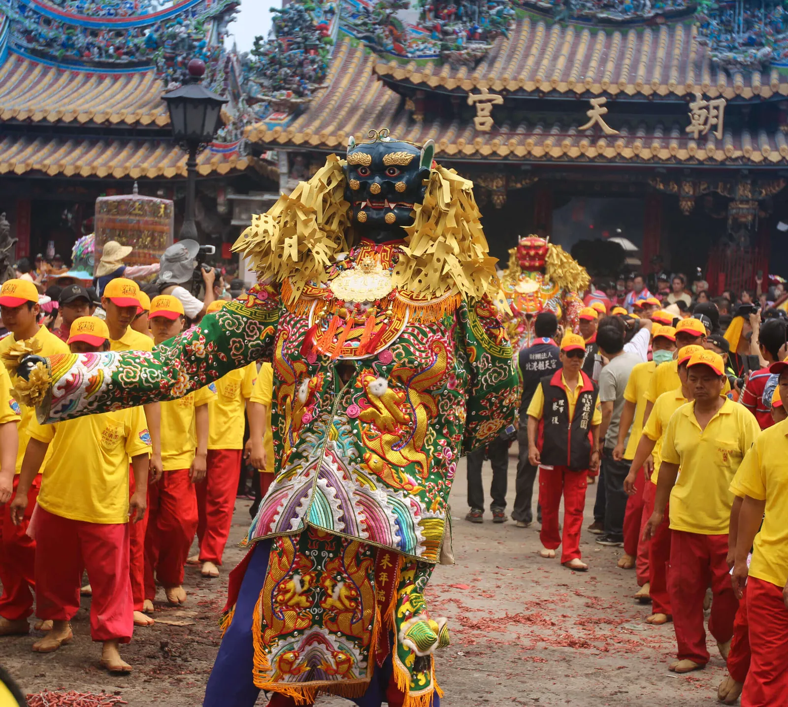 2015年 出廟的千順將軍(吳政賢 攝)