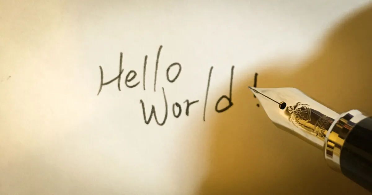 身為 攻城獅,當然要先寫 Hello World 呀